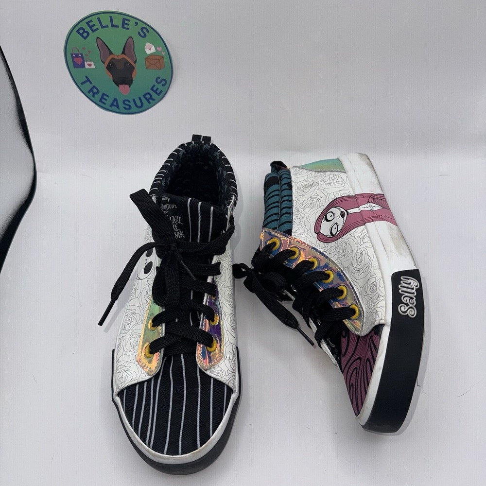 Disney The Nightmare Before Christmas Women's Sneakers Mid Top‎ Shoes Size 9 US